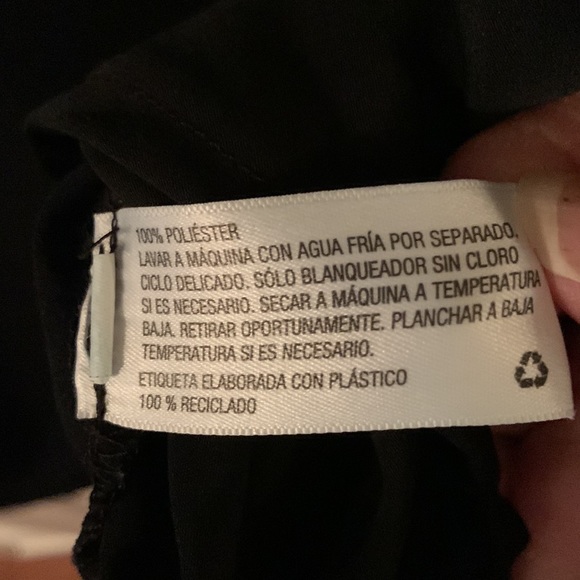 EUC Ava & Viv black v-neck long-sleeve lightweight polyester tunic size 4x - Picture 12 of 12